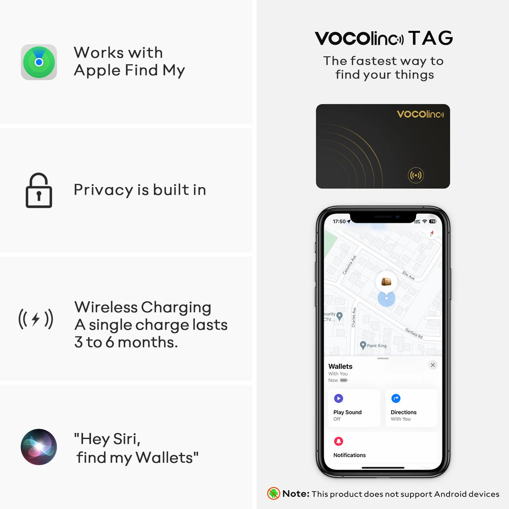1/2Pcs  Wireless Charging Bluetooth Tracking Card, Global Locator, Smart Tag, Item Finder, Use with Find My (IOS Only)