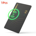 1/2Pcs  Wireless Charging Bluetooth Tracking Card, Global Locator, Smart Tag, Item Finder, Use with Find My (IOS Only)